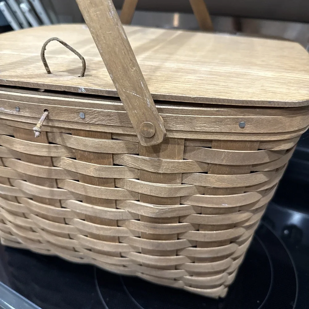 Vintage Longaberger‎ X Large Picnic Basket